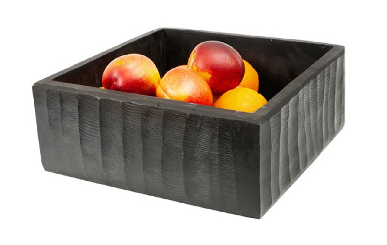 Kenny Mack - 12" x 12" x 4.5" Espresso Carved Riser/Box - KMK1007ES