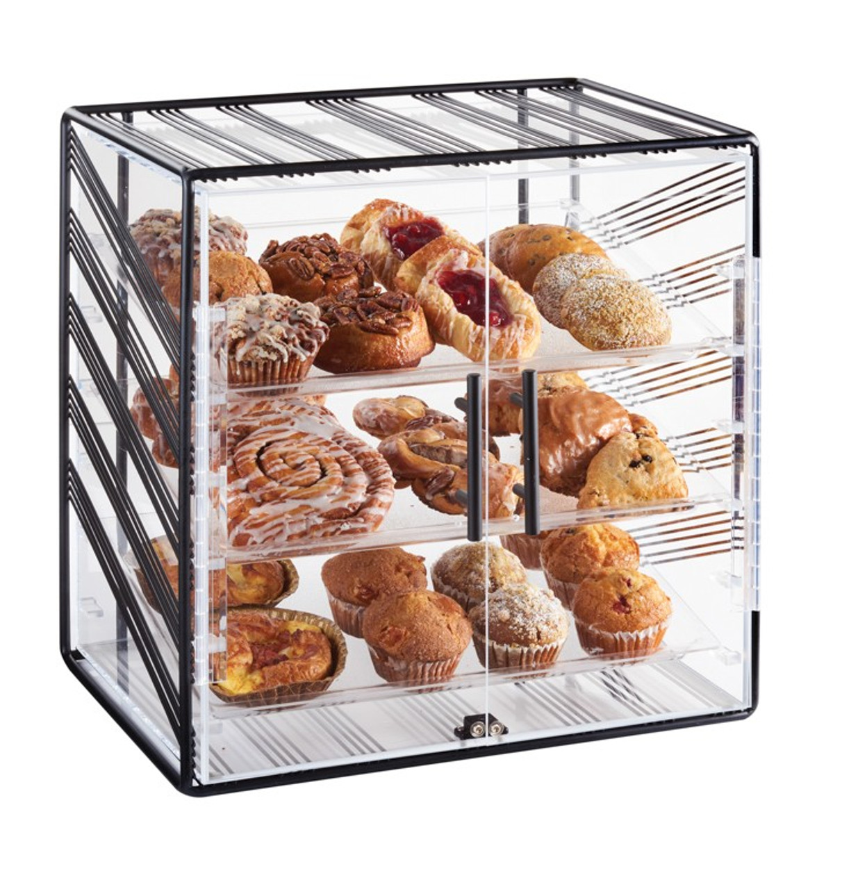Cal Mil - 19.5" Portland 3 Tier Display Case - 411213
