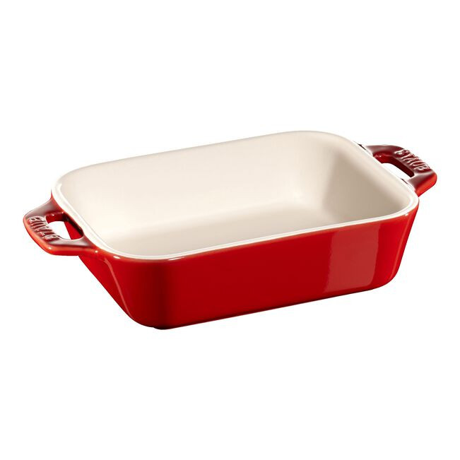 Staub - Cherry 5.5" x 4" Ceramic Rectangular Baking Dish