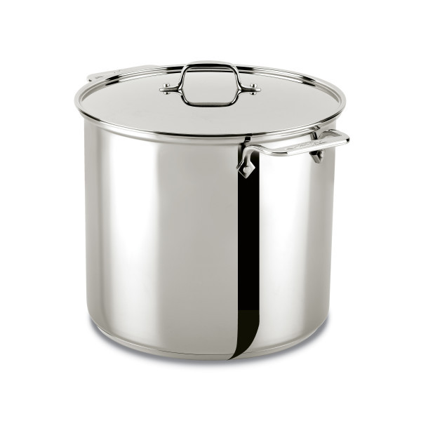 Gourmet Accessories, Stainless Steel Stockpot with lid, 16 quart