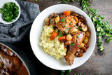 ​Coq au Vin - Chicken in Wine 