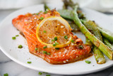 Baked Salmon with Asparagus