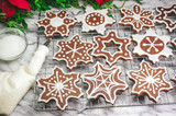 ​Chocolate Snowflake Cookies