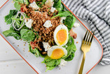 Wilted Spinach Salad with a Perfect Soft-Boiled Egg