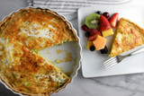 Leek & Gruyére Quiche