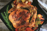 Roasted Chicken with Lemon, Herbs, & Root Vegetables