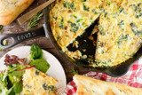 Kale, Potato, and Roasted Garlic Frittata