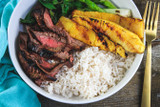 Pineapple Teriyaki Flank Steak on the Grill