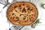 Classic Potato and Caramelized Onion, Gruyère Gratin