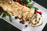 Turkey Roulade with Sausage Stuffing