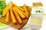 Sweet Potato Oven Fries & 3 Dipping Sauces