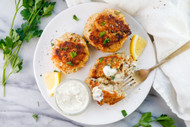 Crab Cakes with Lemon Dill Tartar Sauce