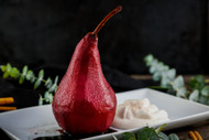 Make This Stunning Fall Dessert - Wine Poached Pears