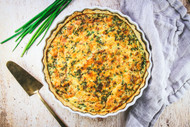 ​Bacon, Cheddar, & Chive Quiche