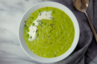 Spring Pea & Mint Soup