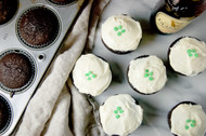 Reid's Lucky Chocolate & Stout Cupcakes