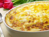 Three Cheese Potato Gratin