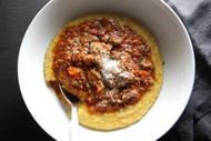 Slow Cooker Pork Ragu with Cheesy Polenta