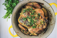 Lemon Roasted Chicken with Fingerling Potatoes