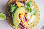 ​Fresh Fish Tacos with Mango Slaw