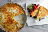 Leek & Gruyére Quiche