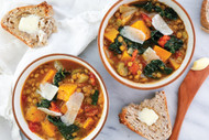 Butternut Squash, Kale, and Lentil Soup