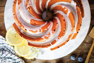 Glazed Lemon Cake with Fresh Berries