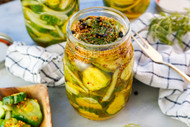 Spicy Refrigerator Bread and Butter Pickles