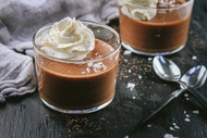 Mocha Mousse with Bourbon Whipped Cream