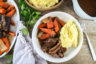 Slow Cooker Pot Roast with Carrots and Onions