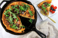 Savoury Dutch Baby with Bacon and Caramelized Onions