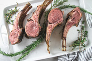 Roasted Rack of Lamb with Garlic and Herbs