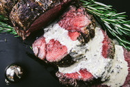 Beef Tenderloin with a Peppercorn Cream Sauce