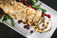 Turkey Roulade with Sausage Stuffing