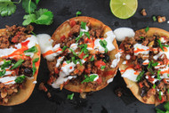 ​Venison (or Ground Beef) Tostados Picadillos 