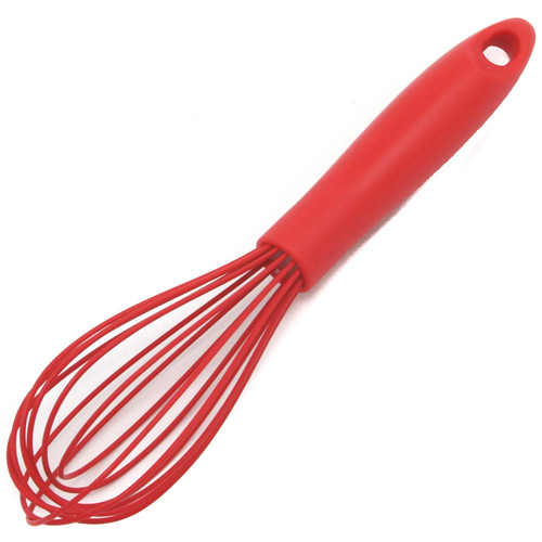 Chef Craft - 11" Premium Red Silicone Whisk - 13072
