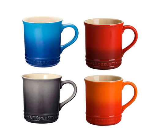 Le Creuset - .4 L Multi Color Coffee Mug - Set of 4