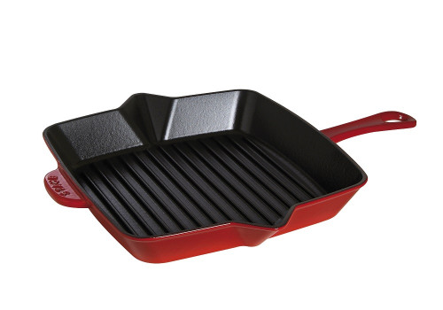 Staub - Cherry 10" Square American Grill Pan