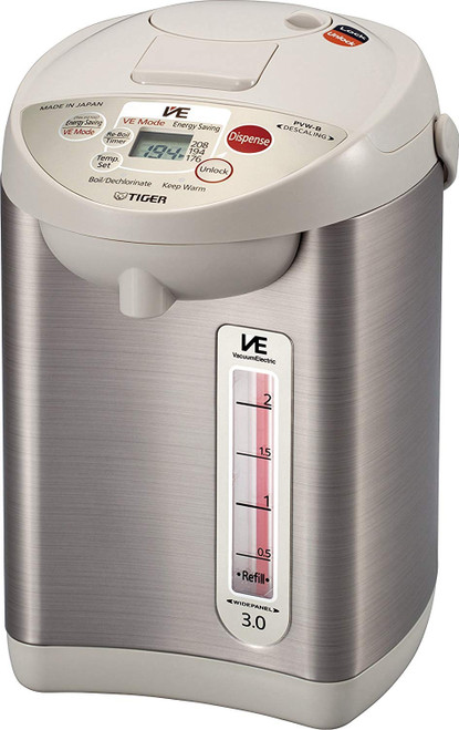Tiger -  2.91L VE Stainless Steel Electric Water Boiler And Warmer -  PVW-B30U