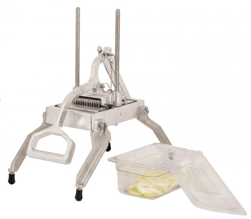 Omcan - Countertop Vertical Fruit And Vegetable Slicer With 1/4" Cutter Blade - 41863