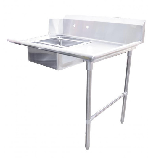 Omcan - 26" Right Side Soiled Dish Table With Sink - 28481