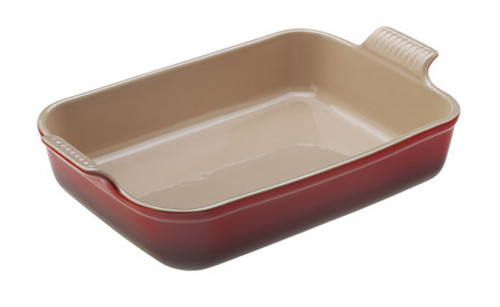 Le Creuset - 4.7 L Cherry Rectangular Casserole