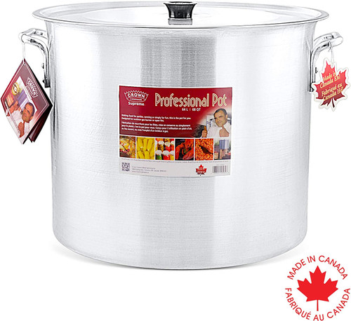 Crown - 64 L Aluminum Stockpot with Lid- 12564