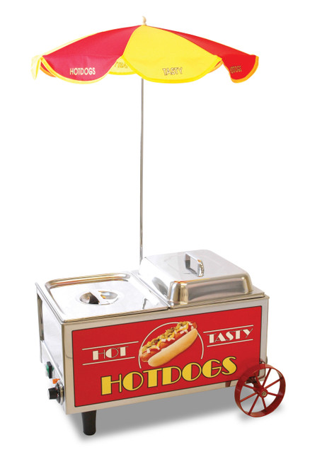Benchmark - Mini Cart Hot Dog Steamer 120v