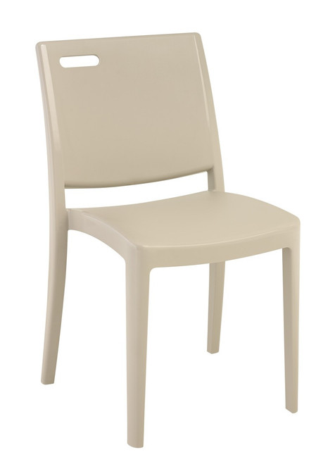 Grosfillex - Metro Linen Stacking Side Chair