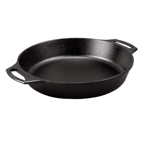 Lodge HMSRD 14 oz. Pre-Seasoned Heat-Treated Mini Cast Iron Round Casserole  Dish