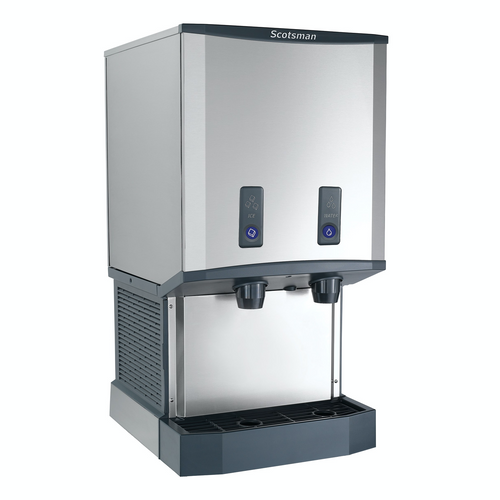 Scotsman - Meridian™ Push-Button Countertop Nugget Ice & Water Dispenser Water Cooled - 500 lb Production 40 lb