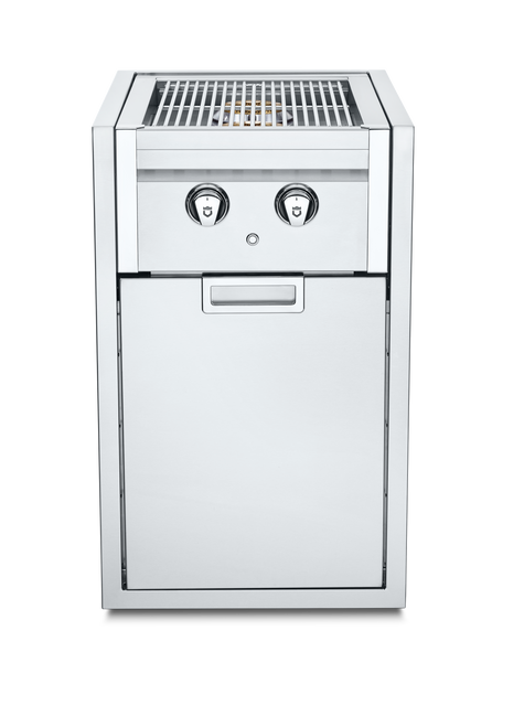 Crown Verity - Natural Gas Infinite Series Small Built-In Cabinet with Dual Side Burner