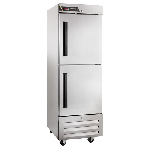 Centerline - Traulsen 27" Stainless Steel 1 Section Refrigerator w/ 2 Solid Left Swing Half Doors - CLBM-23R-HS-L