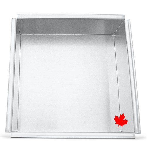 Crown - 8" x 2" Square Aluminum Cake Pan - 2908